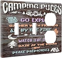 Vista 110 de Cubierta de interruptor de luz decorativa de pared de bruja negra Ouija Gótica Esqueleto Calavera 1 banda Placa frontal eléctrica de interruptor