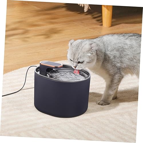 Miniatura 8 de Alimentador de agua eléctrico automático para mascotas, fuente de consumición para perros y gatos, con filtro, operación silenciosa, luz LED, color