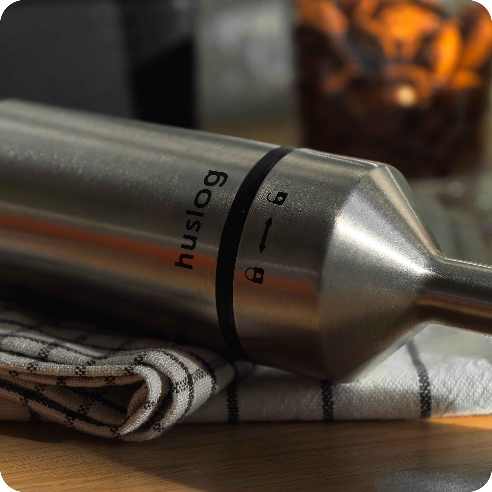 BlendFlex da 1500 W Frullatore a immersione – Frullatore in acciaio inossidabile con 20 velocità e funzione turbo, incl. misurino da 600 ml – Frullatore a immersione per frullati