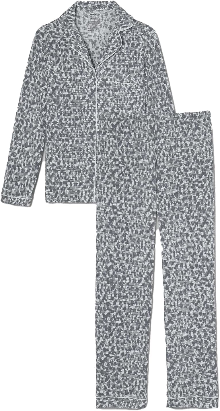 Tommy John Women's Long Sleeve Sleep Top and Pant Set