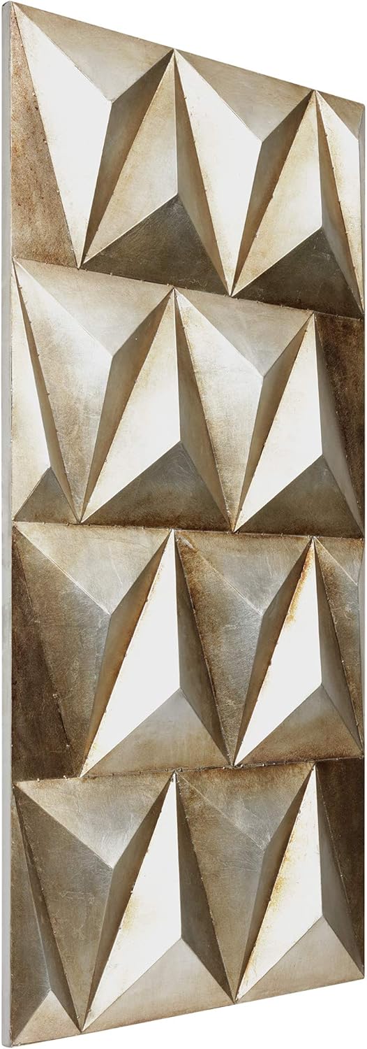 Empire Art Direct Steel 3D Iron Wall Art, Mixed Media Hand Painted Wall Sculpture,Ready to Hang, Living Room, Bedroom,Glod