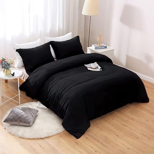 Miniatura 29 de 800 Thread Counts-3 Pcs-Duvet Cover Set with 2 Pillowshams-100% Long Staple Cotton Comforter Cover for Oversized King (98x120) Size Bed Silver