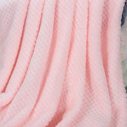 Miniatura 88 de Manta o manta mullida para bebé niña o niño, suave cálido y acogedor polar coral para bebé, bebé o recién nacido, manta de recepción para cuna, Blue