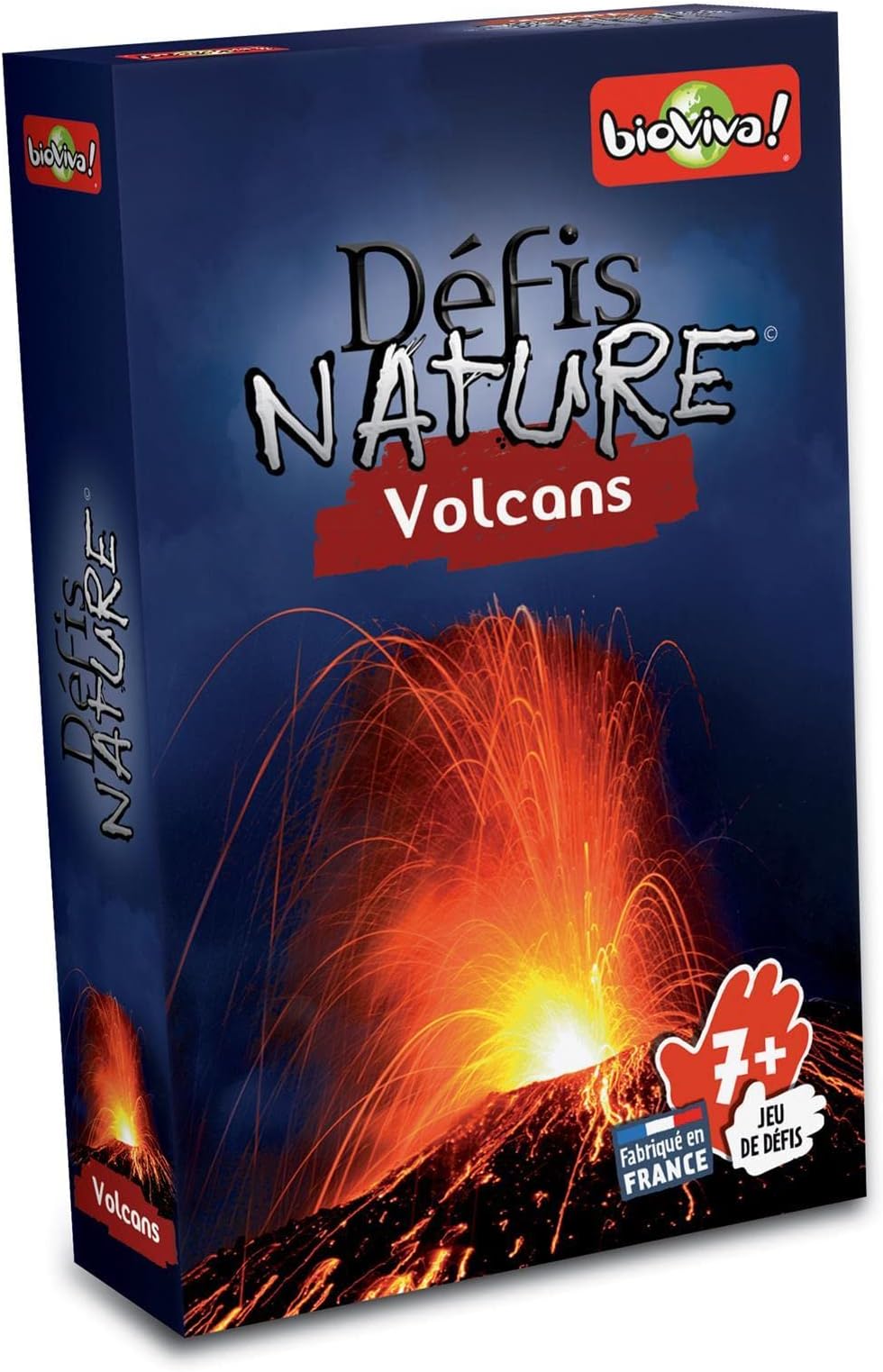 Bioviva 282536 Challenges Nature-Volcanoes Card Game, Multi-Color