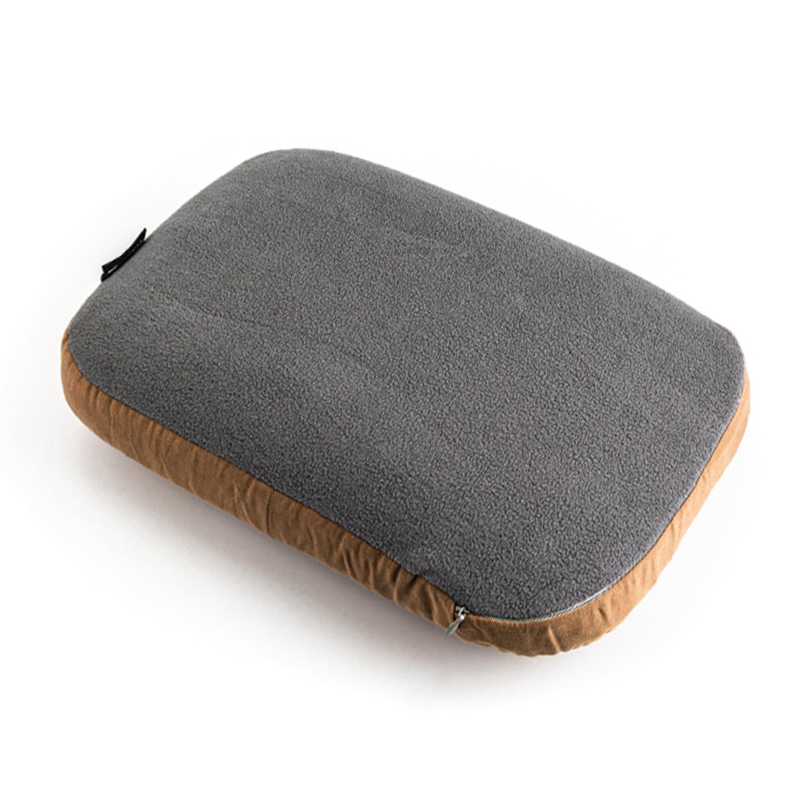 Cryfokt Almohada de Espuma Viscoelástica, Almohada de Viaje para Soporte de Cuello, Soporte Cervical de Rebote Lento, Plegable, Ligera, Transpirable, Reversible con Bolsa de Almacenamiento para (2PCS)