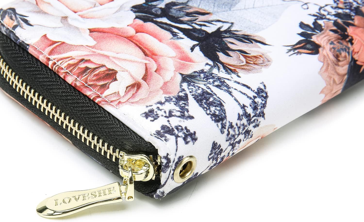 Women Wallet Card RFID For Womens Holder Blocking Credit Small Zipper Purse Pocket Bifold Slim Coin ID Ladies Wristlet Clutch Large Capacity Window Case Travel Zip Women's - Image 4