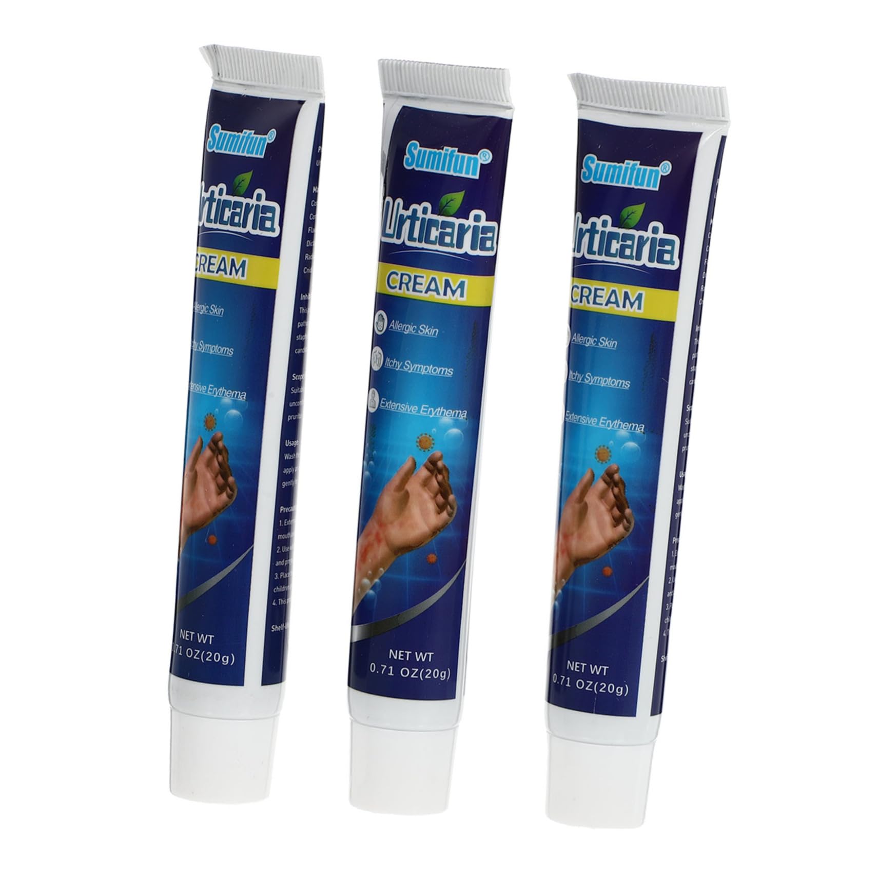 3 Pcs Urticaria Antipruritic Urticaria Anti-Itch Plaster Bottled Urticaria Cream Anti-Itch Medicine Mediacl Urticaria Curing Plaster Urticaria Medicine
