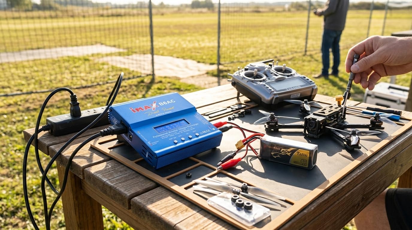 Chargeur Imax B6 AC RC 80 W 6 A avec écran LCD numérique double alimentation AC/DC Li-ion Life Nimh Nicd PB Lipo Déchargeur de batterie pour voiture RC avion, bateau