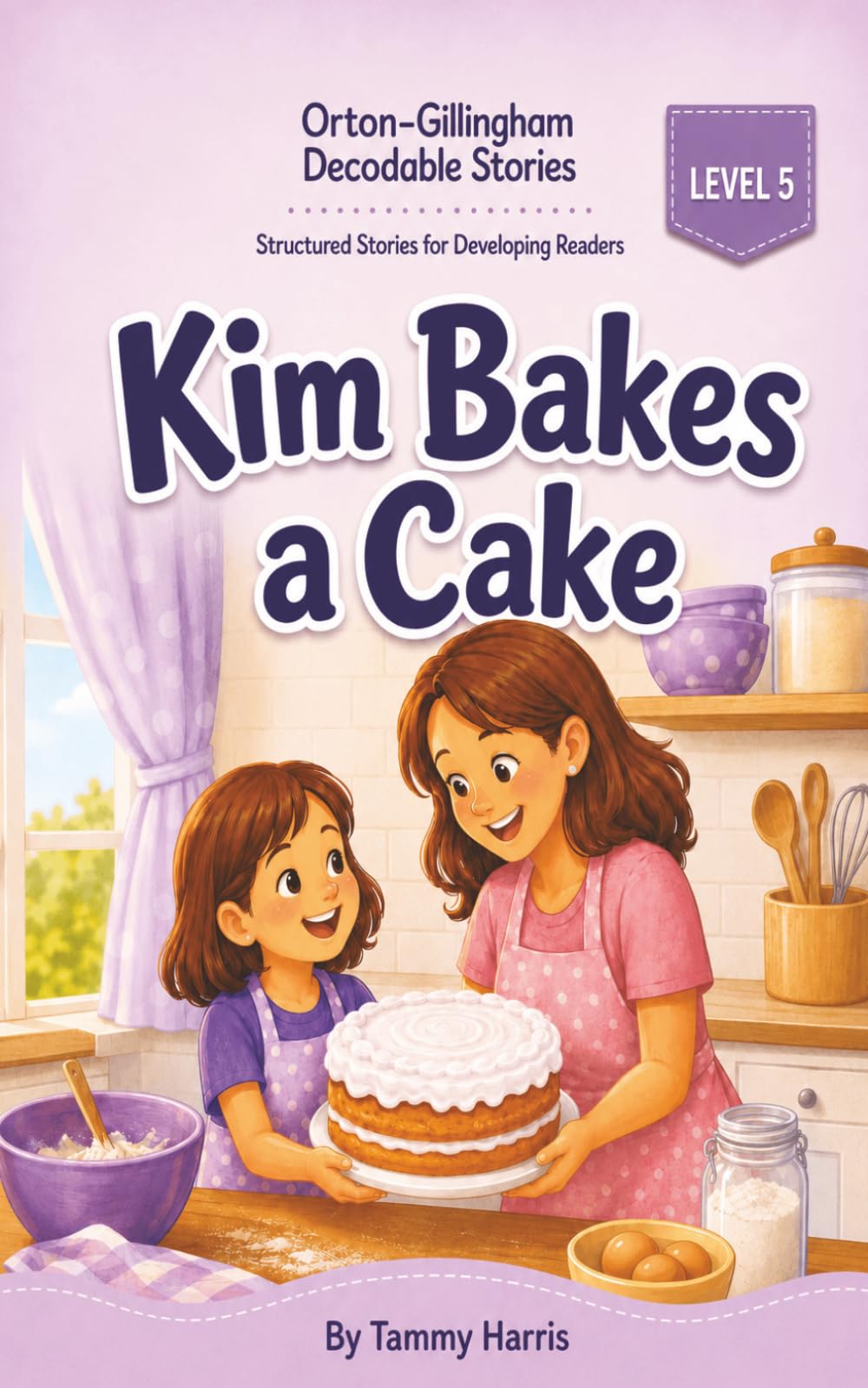 Orton-Gillingham Decodable Stories: Level 5: Kim Bakes a Cake (Level 5 Orton-Gillingham Decodable Stories)