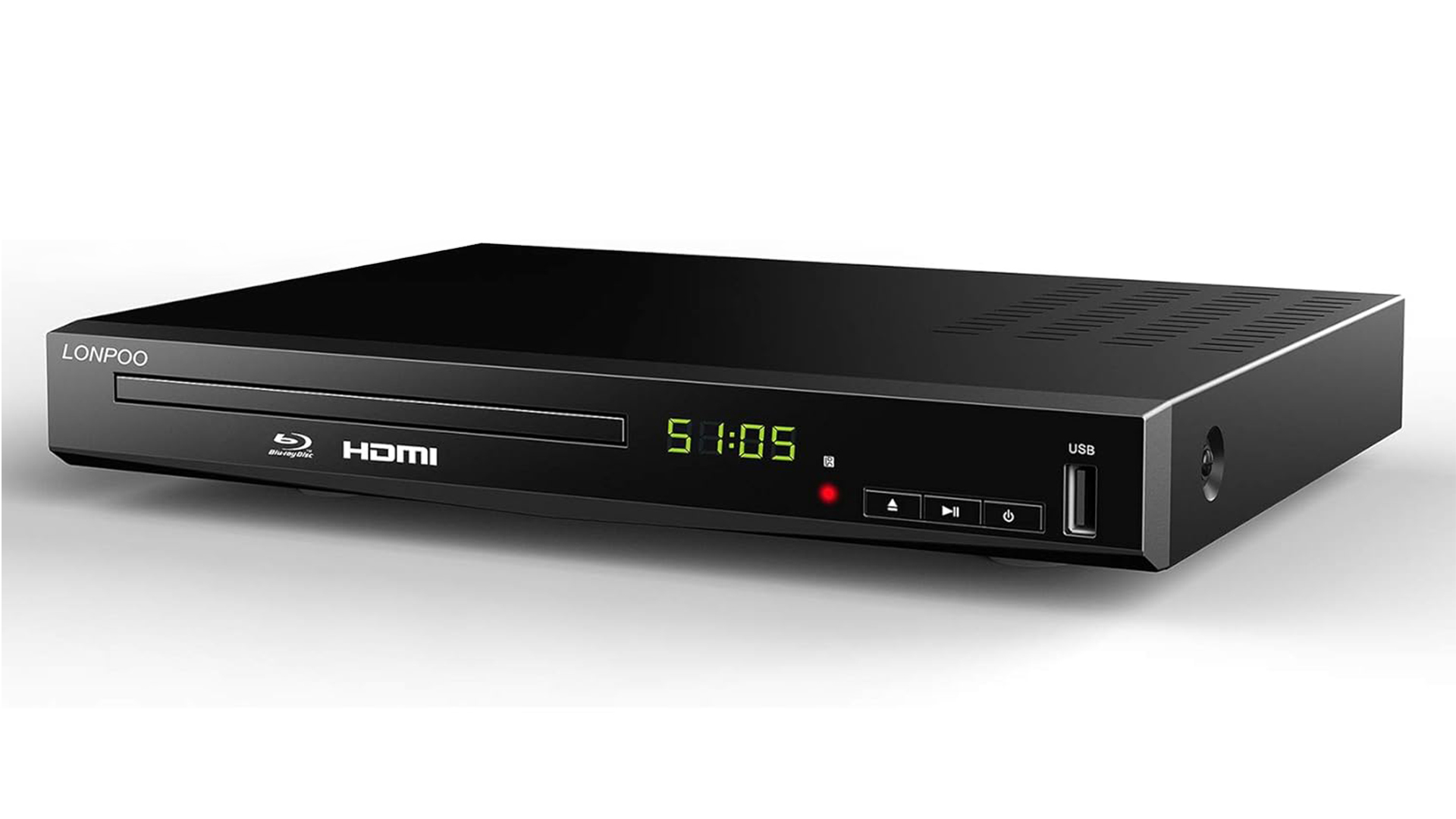 LP-100 Blu-ray Disc Player, HD 1080P Players with USB Input, HDMI
