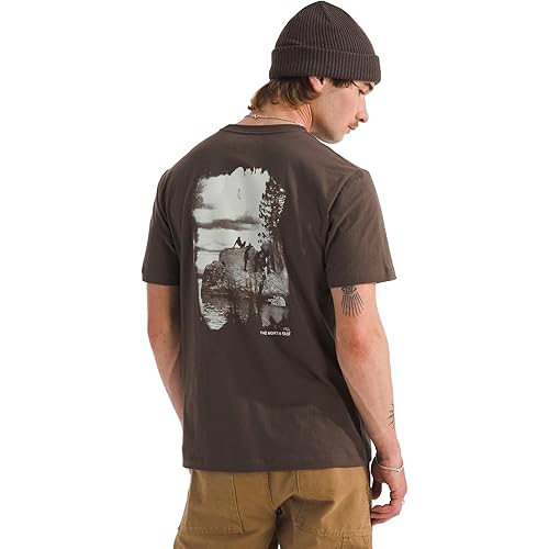THE NORTH FACE Men's Evolution Nature Exposure Short-sleeve Tee | Cotton Shirt With Classic Logo & Graphic