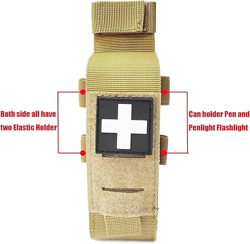 Miniatura 4 de Bolsa de torniquete táctica Molle con corte láser, soporte para torniquetes, funda para torniquetes, IFAK TQ, estuche para torniquetes, trauma,