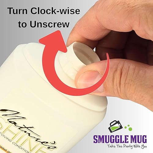 Miniatura 9 de ShampBooze II Botellas de champú falsas Frascos para disfraz de licor Frasco de plástico para licor Contenedores de contrabando de alcohol para