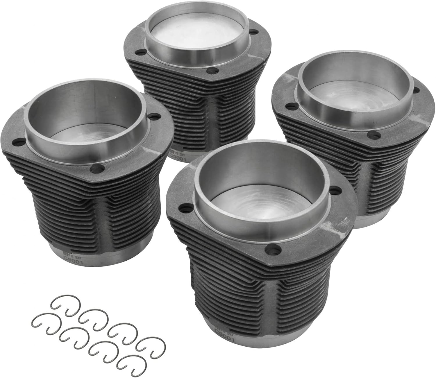 98-1990-B Vw Bug Forged Piston & Cylinder Set, 90.5MM x 69MM, Set Of 4