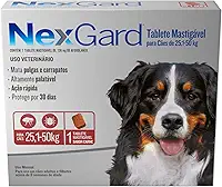 NexGard Antipulgas e Carrapatos para Cães de - 1 tablete