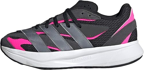 Adidas Unisex-Kids Lightblaze, Black/Iron Metallic/Lucid Pink, 6.5