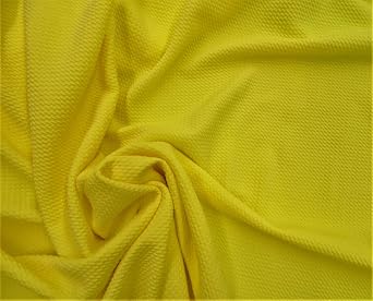 10 Yard Lot Bullet Textured Liverpool Fabric 4 Way Stretch Yellow P25