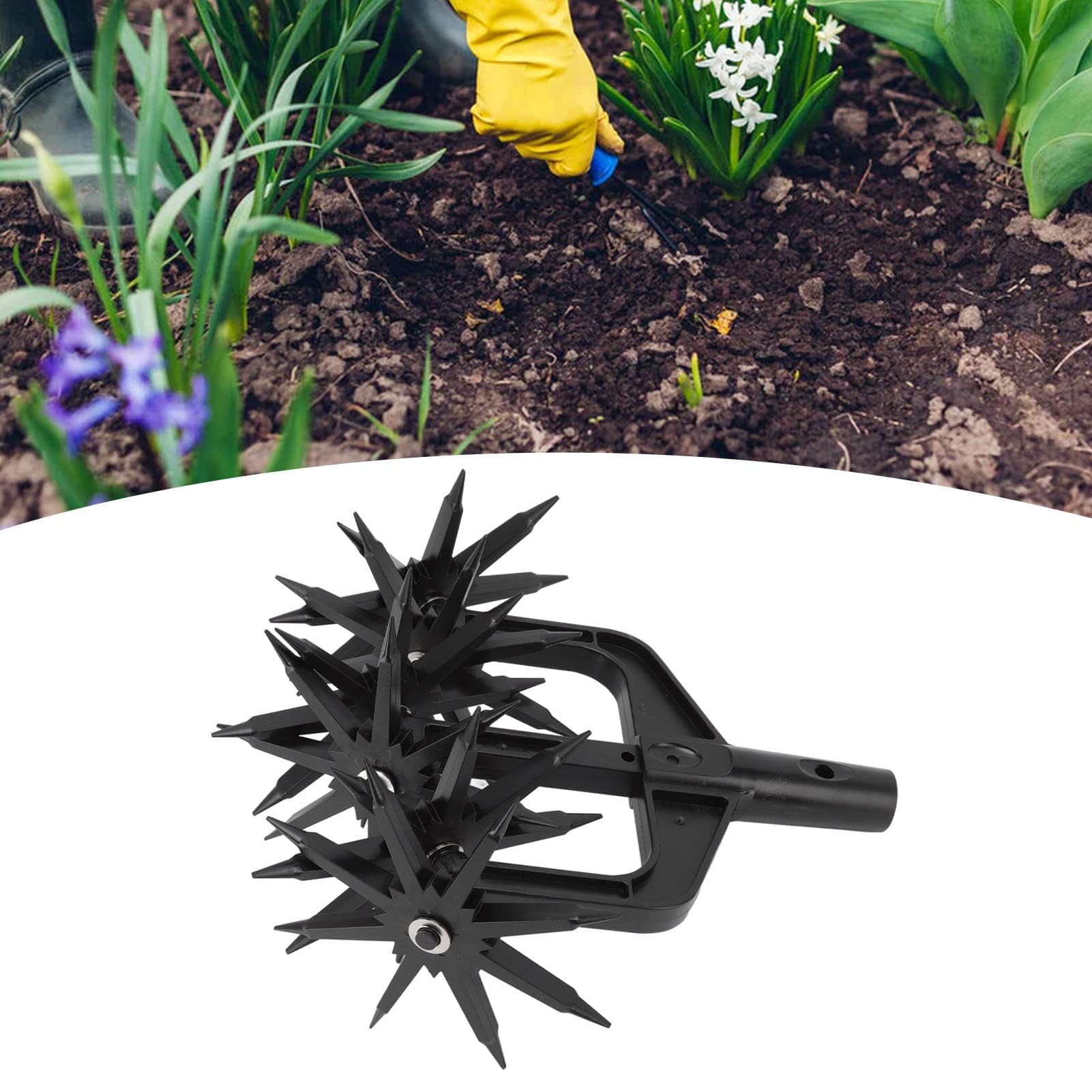 Star Tiller, Garra de Jardín Herramientas de Jardín Cultivador de Jardín Cultivador de Herramientas de Jardín Cultivador de Jardín Escarificador Ventilado Cultivador de Tierra