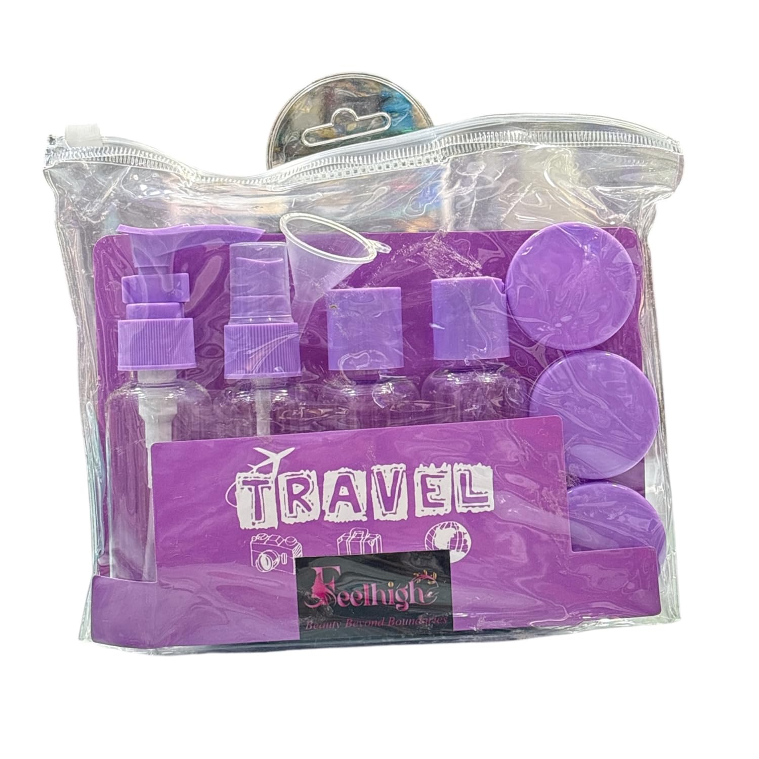 FEELHIGH Compact PVC Spray Bottle Set (Purple)-image-22