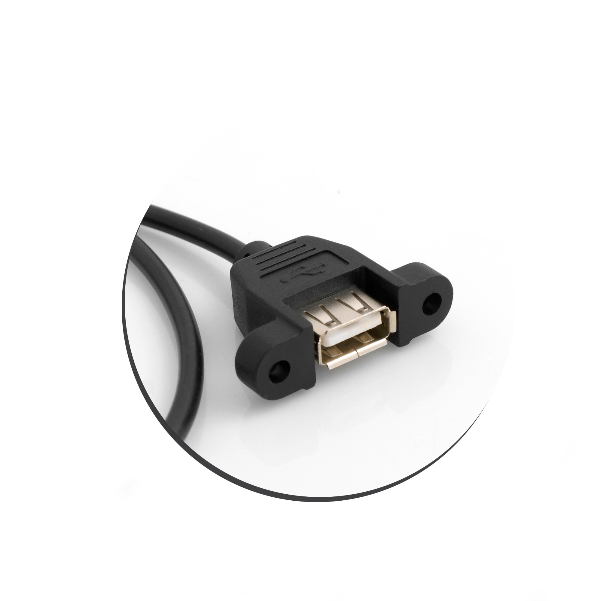 Cavo Adattatore USB Mini Maschio A USB A Femmina Con Viti - 50cm - 5