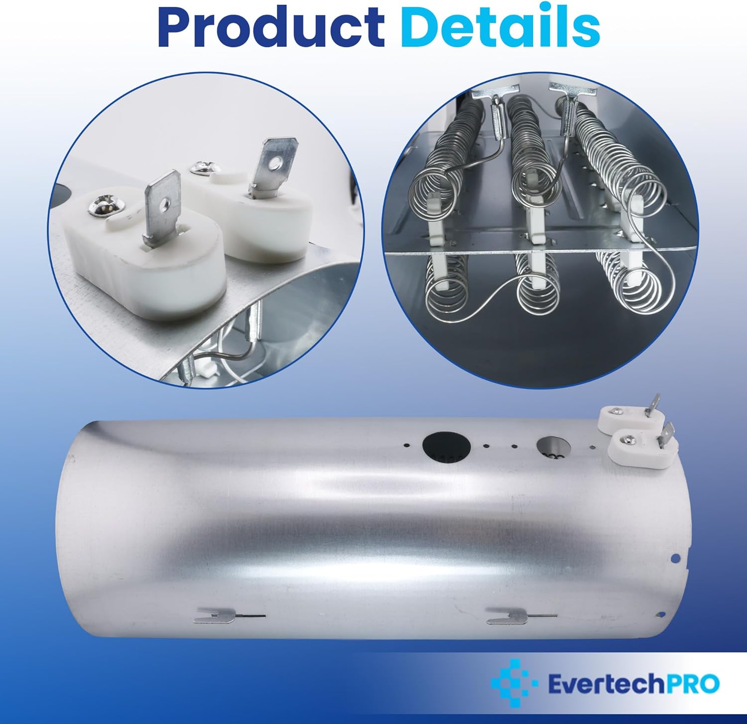 EvertechPRO 137114000 Dryer Heating Element Kit – Compatible with Electrolux & Frigidaire Dryers – OEM-Quality Replacement, Restores Heat & Performance