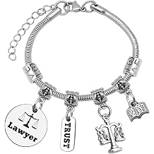 Lawyer Gifts Bracelet for Women Best Lawyer Gifts for Women Law School Graduation Gift Paralegal Judge Gifts Future Attorney Gifts for Women Thank You Gift for Lawyers Birthday Graduation Retirement