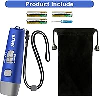 Vista 7 de ANIZR Silbatos electrónicos con cordón, ajustable de 3 tonos y 3 silbatos de emergencia de gran volumen, silbato de árbitro de baloncesto