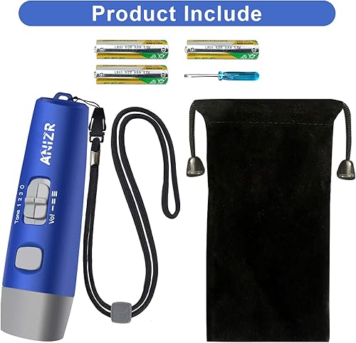 Miniatura 7 de ANIZR Silbatos electrónicos con cordón, ajustable de 3 tonos y 3 silbatos de emergencia de gran volumen, silbato de árbitro de baloncesto, para