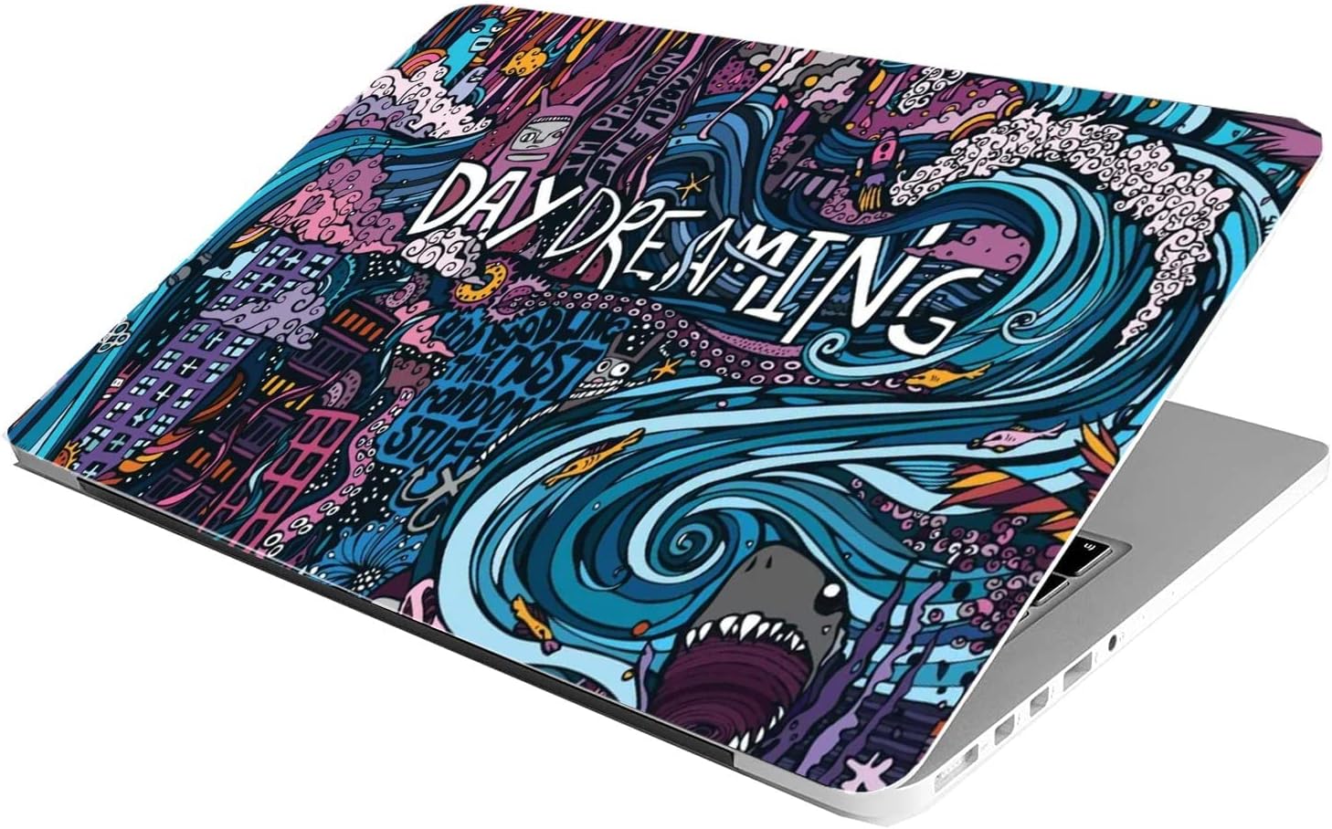 ANCIARY Laptop Skin Stickers HD Quality Sticker for Laptops Upto 15.6" Compatible with Apple/Dell/HP/Lenovo/Acer/Asus/Sony (Dustproof|Waterproof|Scratchproof|Reusable) - Day Dreaming EDS1