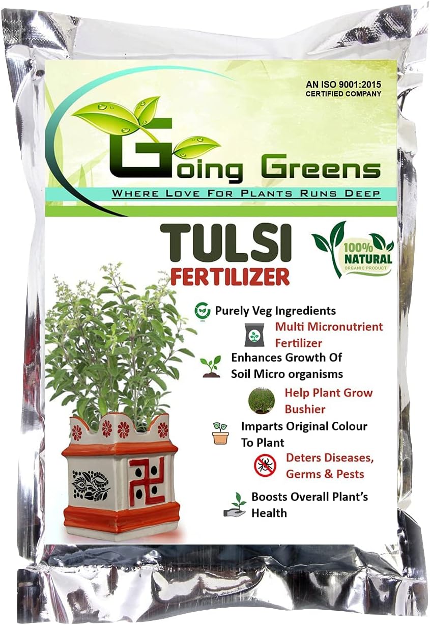 Tulsi Fertilizer for Plants I Tulsi Plant Fertilizer for Pot Plants I Tulsi Plant Growth Supplement I 900 Gms