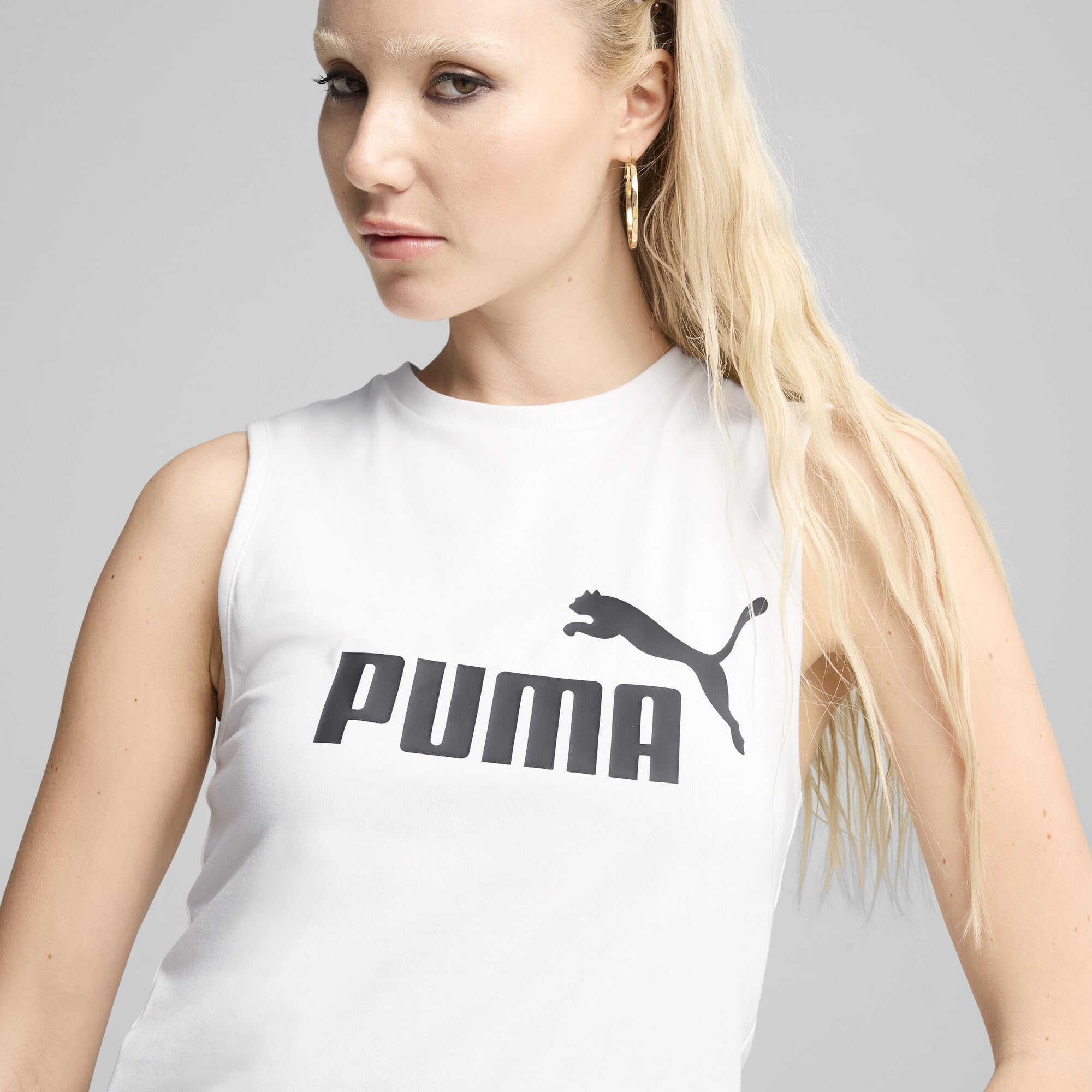 PUMA Débardeur ajusté à Logo N° 1 ESS Femme