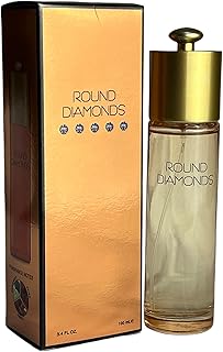 ROUND DIAMONDS Eau de Parfum for Women, 3.4 Fl Oz, Notes: Rose, Amber, Bergamot