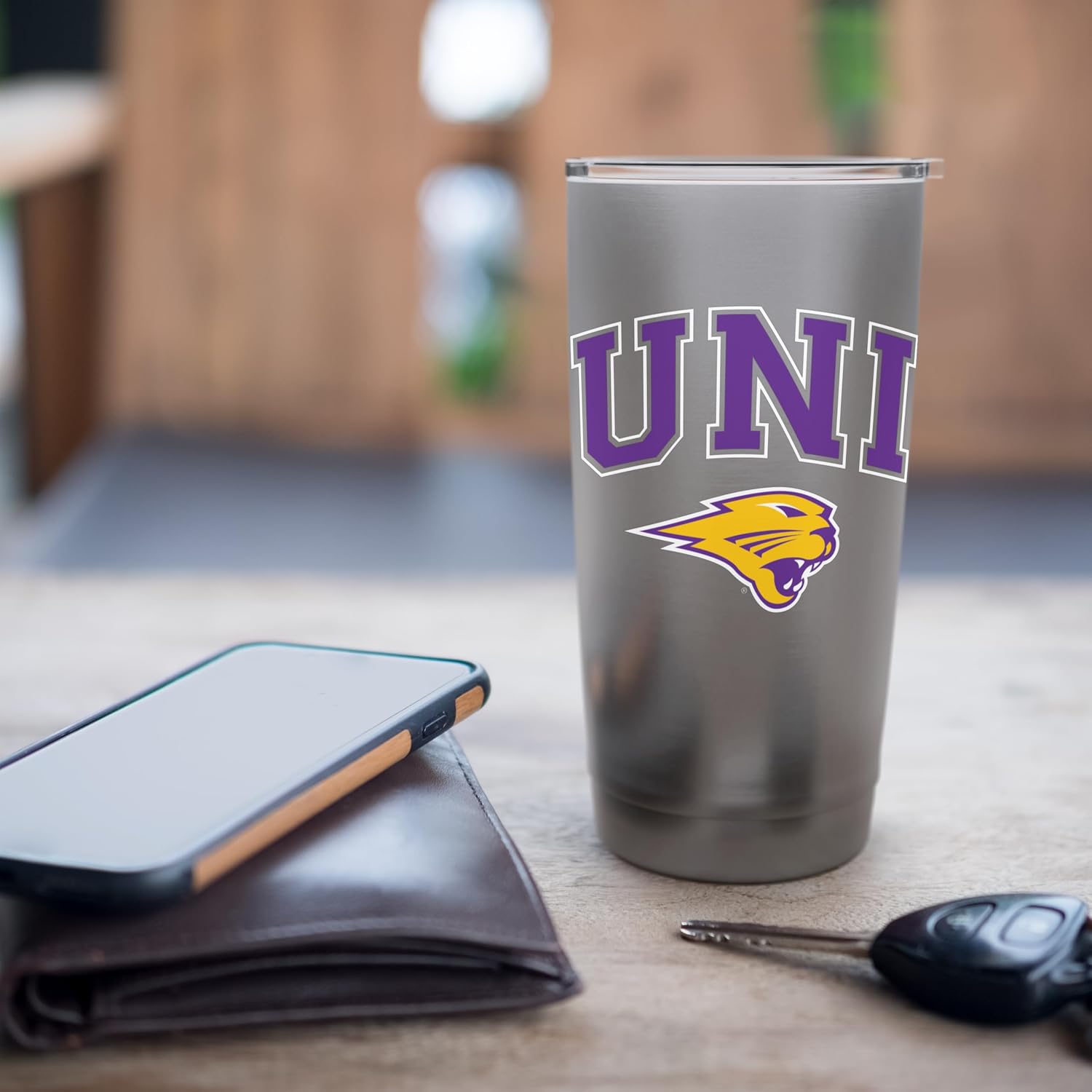 Northern Iowa Panthers | Official NCAA Merch | NAFPUNI03 Stainless Steel Insulated Tumbler
