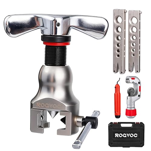 Rogvoc Flaring Tool Kit for 1/4-3/4 inch HVAC Copper Flare