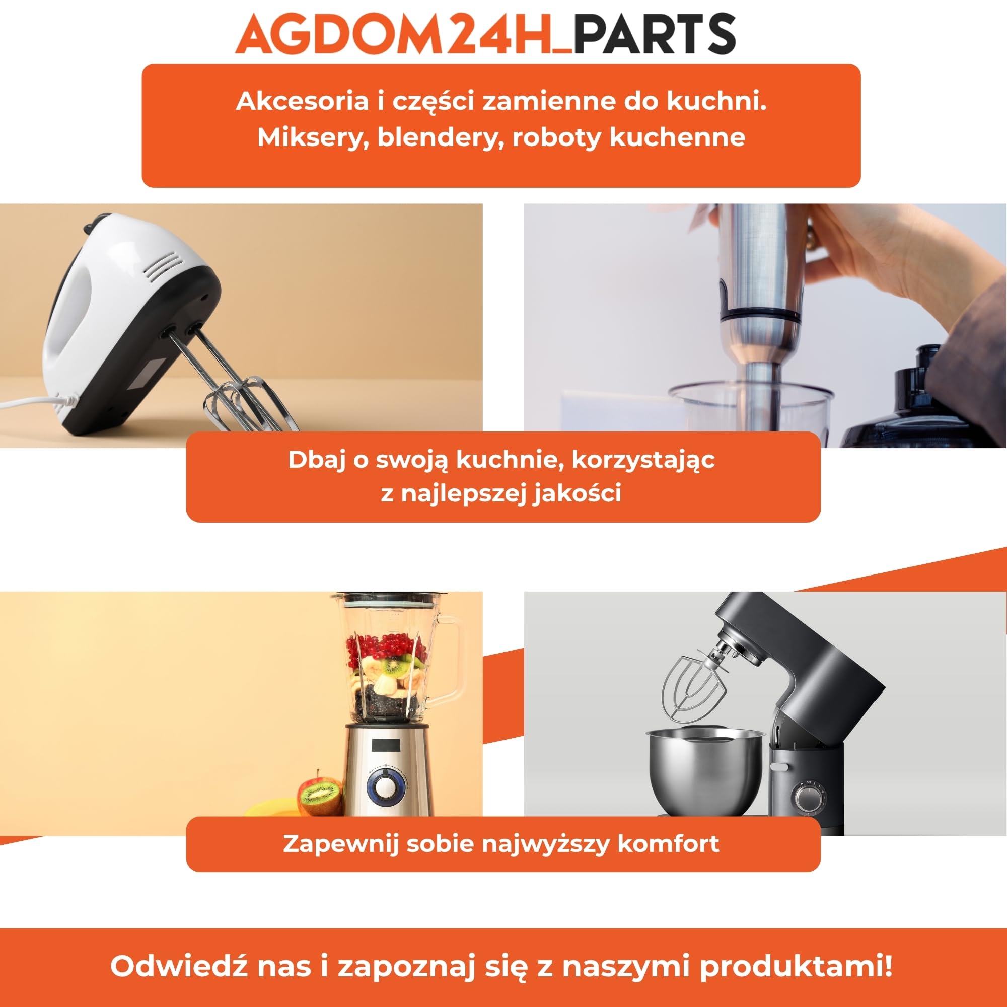 Pokrywa do pojemnika do blendera kompatybilna z Braun MultiQuick BC5000 CA5000 BR67051423 4191 4130 4193 4199