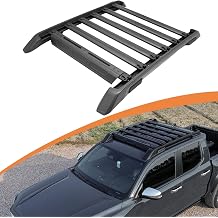 Adjustable Roof Rack Platform for 2024-2026 Toyota Tacoma Double Cab, Easy Installation, Fits Kayak Canoe Bike Snowboard Luggage, Not for Access Cab