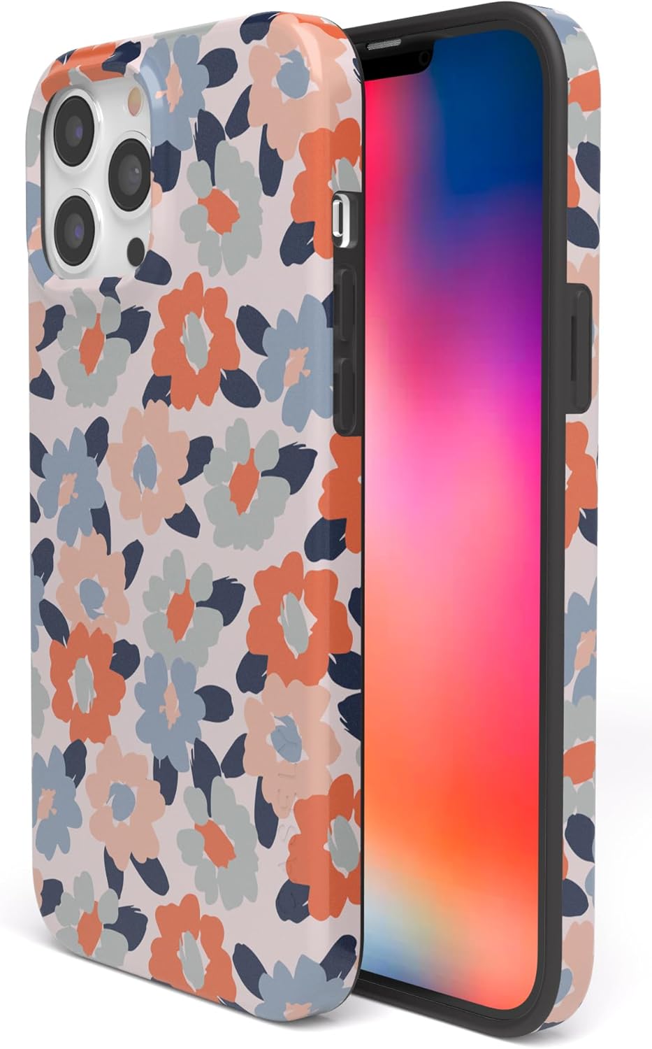 Casely iPhone 14 Pro Case | Field of Flowers | Pastel Floral | Compatible with MagSafe | Classic Ultra Slim Design