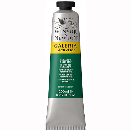 Winsor & Newton Galeria Acrylics - Permanent Green Deep -