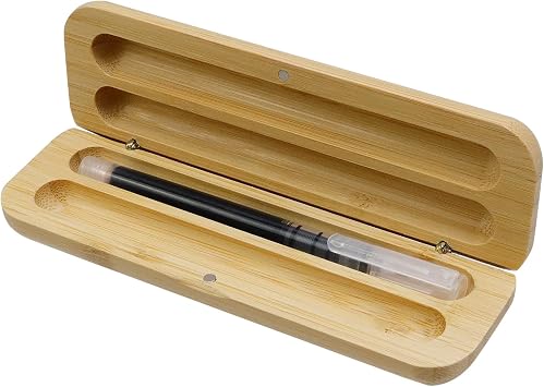 2 Slots Wooden Fountain Pen Collector Organizer Handmade Clamshell Pen Case Storage Gift Box for Pen