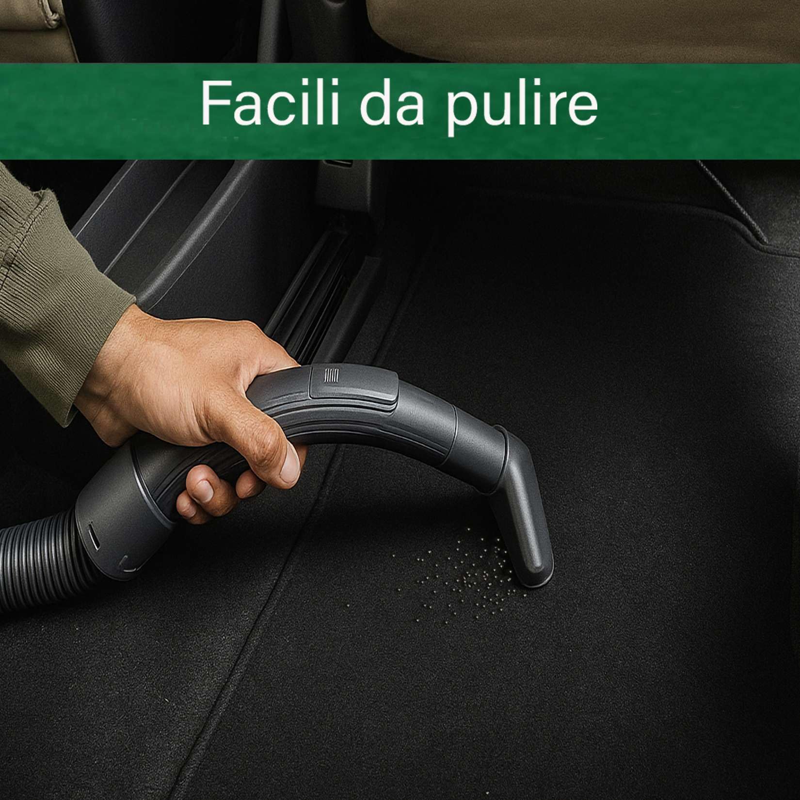 DHCarMats – Tapis de Sol Côté Conducteur Compatible avec Citroen C5 Aircross 2019-2025 – sur Mesure – 1 Pièce – Fabriqué en Italie | Fond antidérapant, fabriqué en Italie, tapis simple côté conducteur