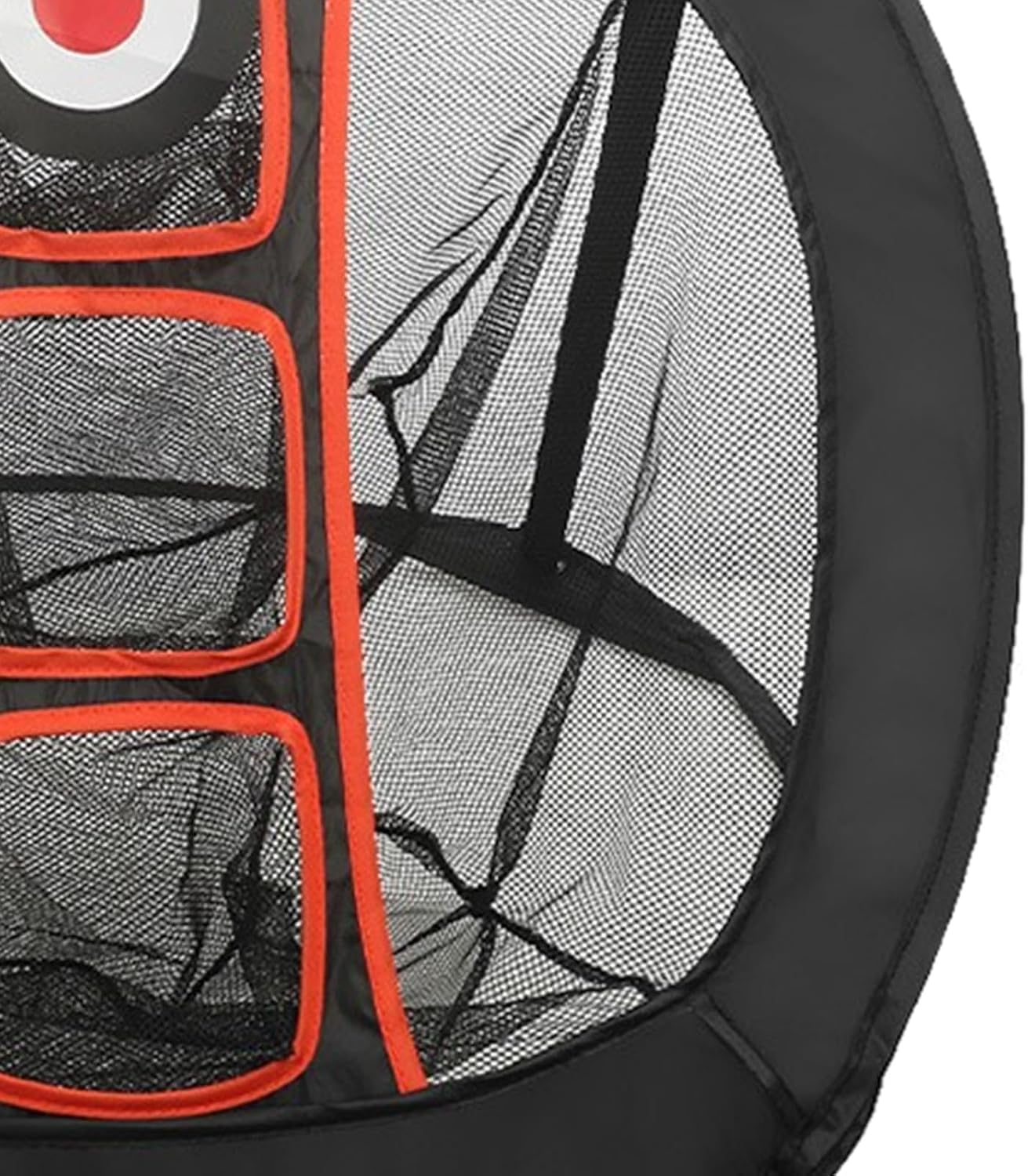 Chipping Net - Nylon Foldable with Storage Bag, 1Unit Golf Practice for Precision, Hitting Swing Target with Target Cloth, Hardware, Aiming Frame for Indoor, Outdoor, Backyard and Men Women