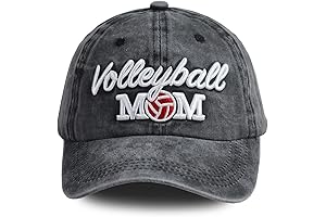 Distressed Volleyball Mom Baseball Cap for Women: Show Your Support and Style
