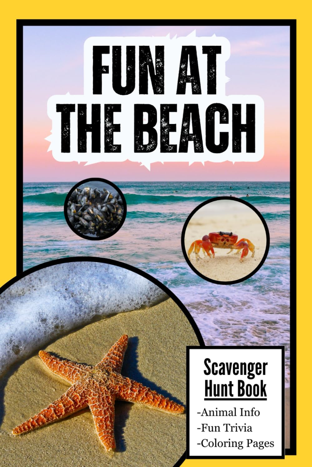 Fun at the Beach Scavenger Hunt Book for Kids!