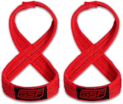 Miniatura 8 de Serious Steel Fitness - Figura 8 - correas | Correas para peso muerto | Sogas para cargar Verde OD,Negro -,Rojo -,https://www.amazon.com/dp/undefined