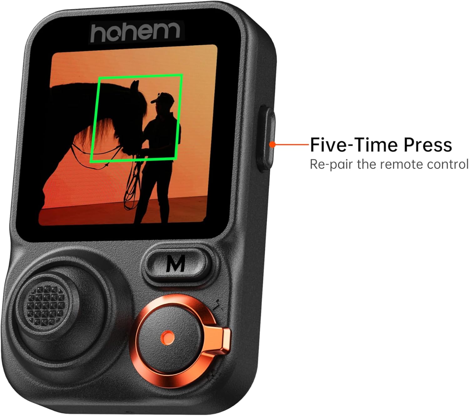 hohem Detachable Remote Control for iSteady M7, HRT-06 (Black)