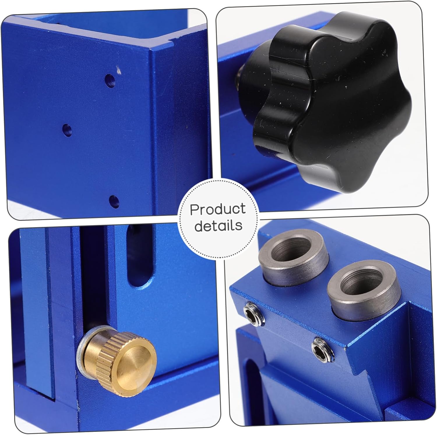 TEHAUX Woodworking Tool Set 1 Set Dowel Hole 15-degree Angle for Precise Drilling for Diy and Professionals Random