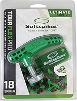 Vista 10 de Softspikes Tour Flex Pro Golf Cleats Fast Twist 3.0-18 Spikes - Negro