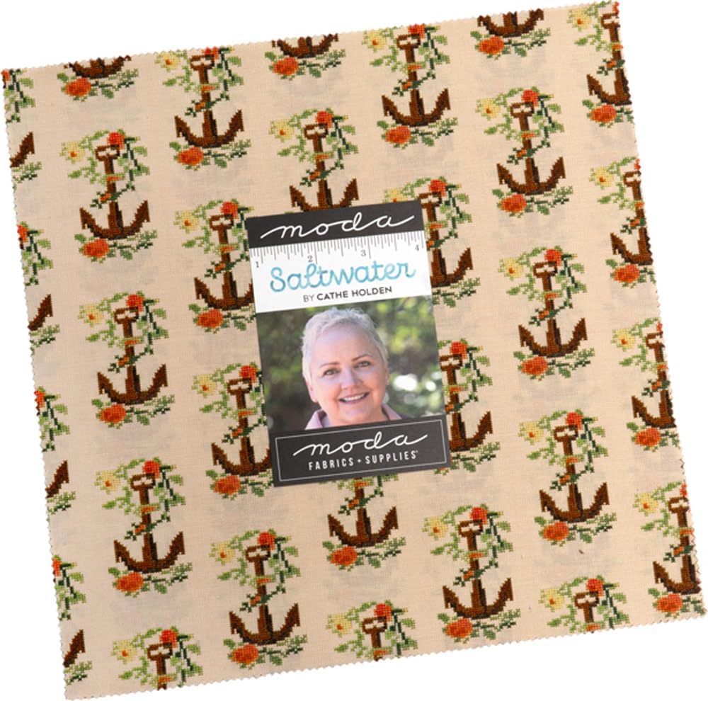 Cathe Holden Saltwater Layer Cake 42 10-inch Squares Moda Fabrics 39570LC