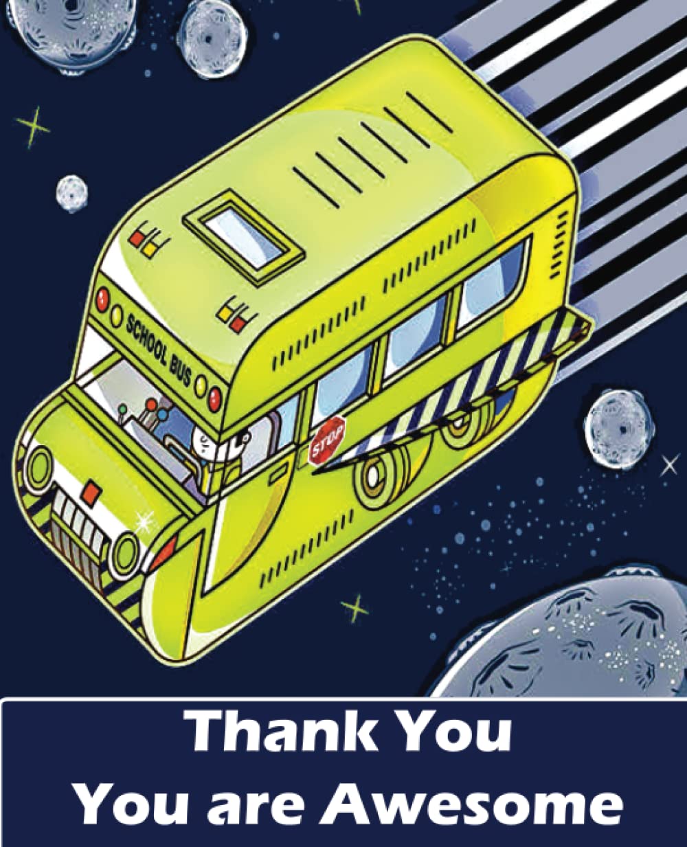 Thank you Bus Driver Gift Notebook (Appreciation Gifts) Deep Blue