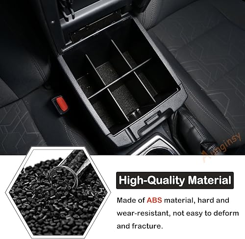 Miniatura 3 de Divisores de caja de almacenamiento para consola central de automóvil, compatible con Toyota Tacoma 2016-2023, bandeja organizadora de consola